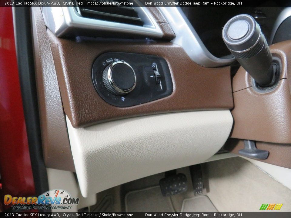 2013 Cadillac SRX Luxury AWD Crystal Red Tintcoat / Shale/Brownstone Photo #22