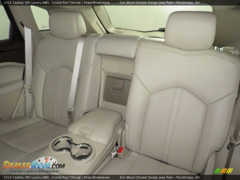 2013 Cadillac SRX Luxury AWD Crystal Red Tintcoat / Shale/Brownstone Photo #25
