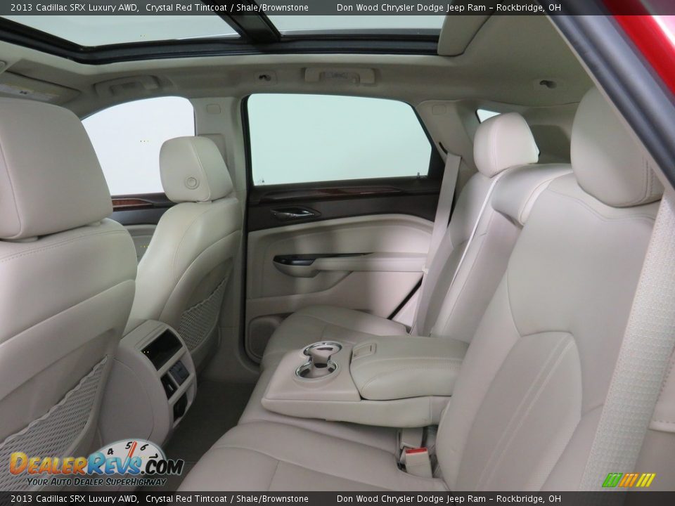2013 Cadillac SRX Luxury AWD Crystal Red Tintcoat / Shale/Brownstone Photo #27