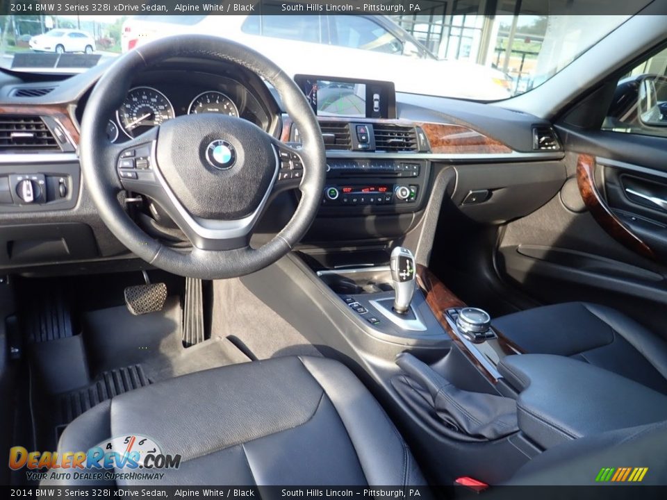 Black Interior - 2014 BMW 3 Series 328i xDrive Sedan Photo #17