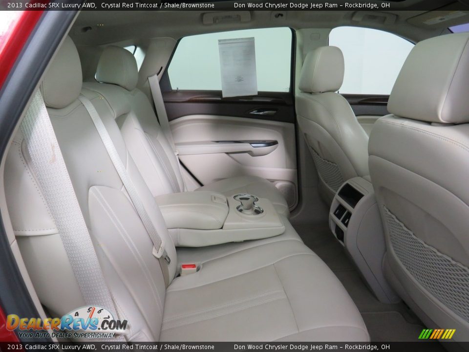 2013 Cadillac SRX Luxury AWD Crystal Red Tintcoat / Shale/Brownstone Photo #30
