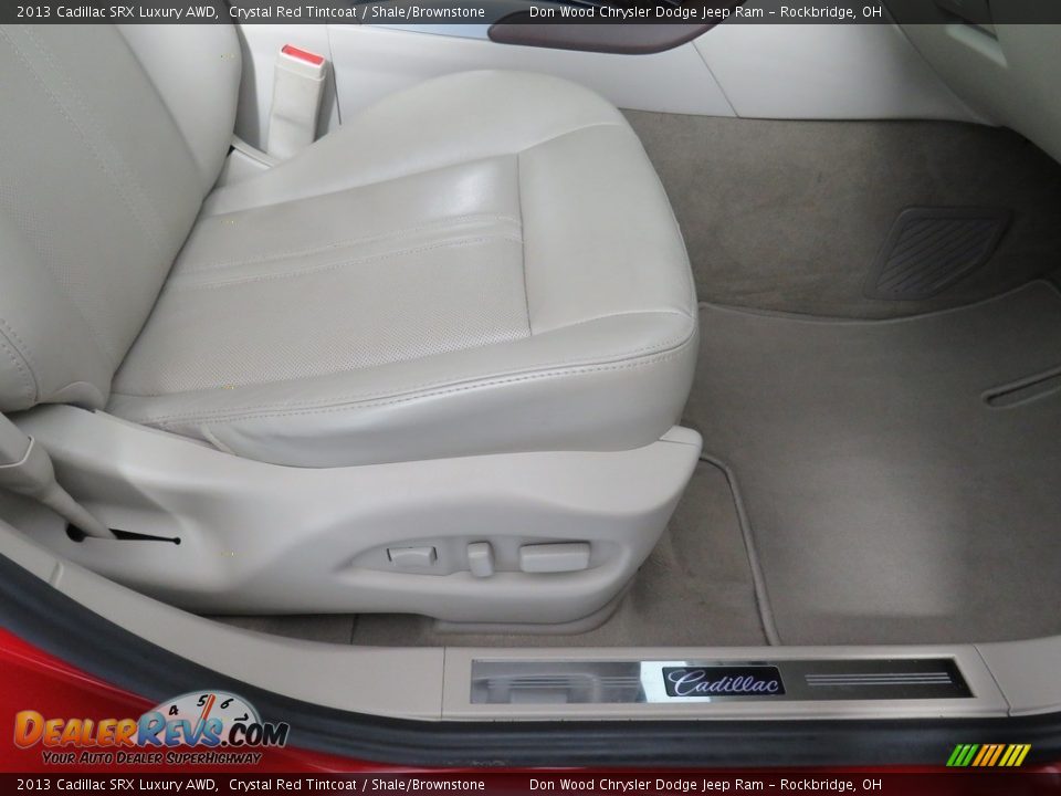 2013 Cadillac SRX Luxury AWD Crystal Red Tintcoat / Shale/Brownstone Photo #32