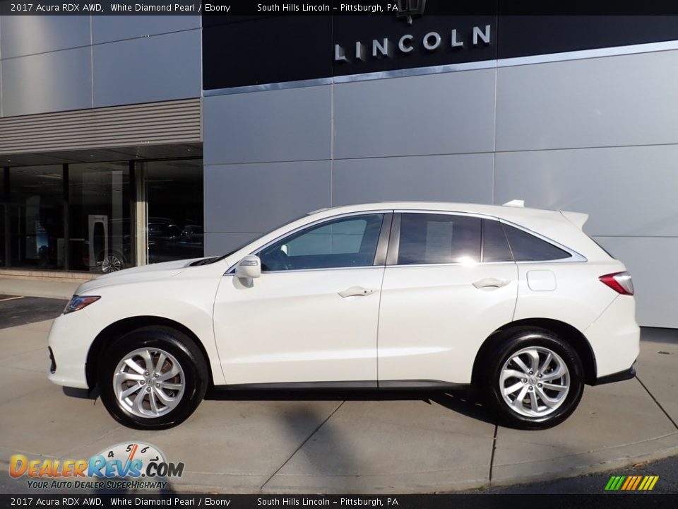 2017 Acura RDX AWD White Diamond Pearl / Ebony Photo #2