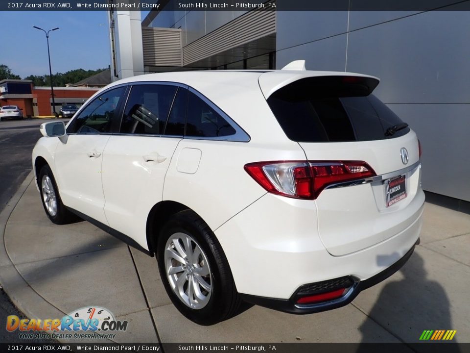 2017 Acura RDX AWD White Diamond Pearl / Ebony Photo #3