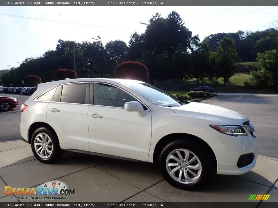 2017 Acura RDX AWD White Diamond Pearl / Ebony Photo #7