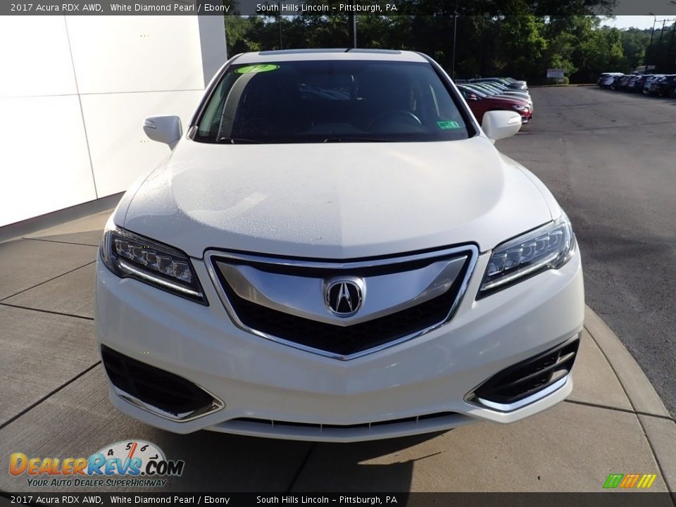 2017 Acura RDX AWD White Diamond Pearl / Ebony Photo #9