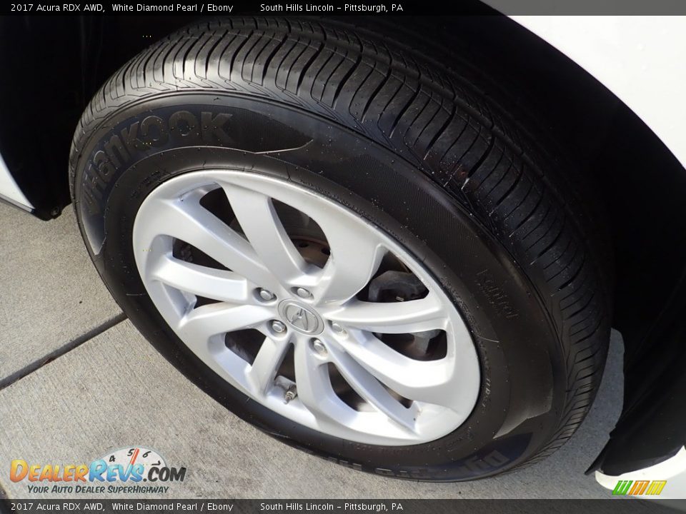 2017 Acura RDX AWD White Diamond Pearl / Ebony Photo #10