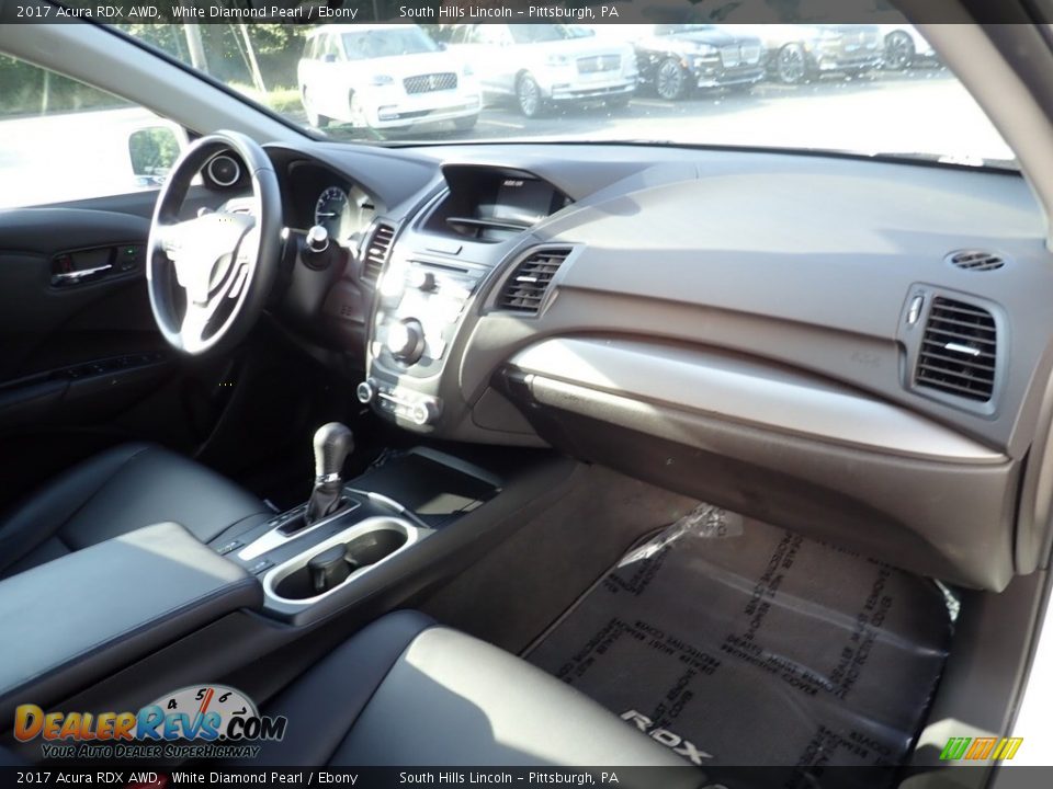 2017 Acura RDX AWD White Diamond Pearl / Ebony Photo #12