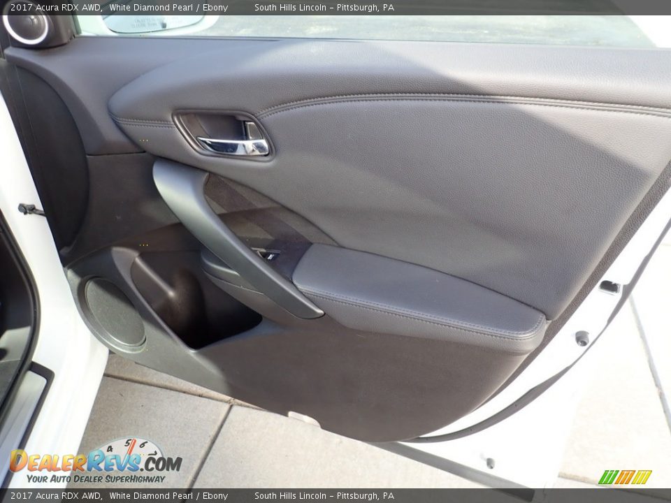 2017 Acura RDX AWD White Diamond Pearl / Ebony Photo #14