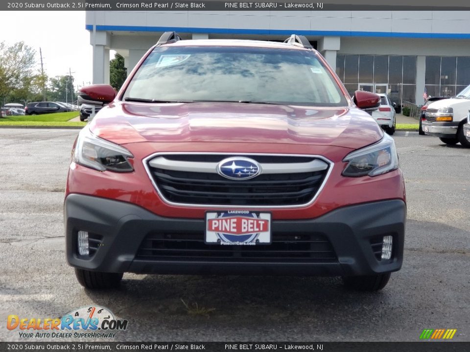 2020 Subaru Outback 2.5i Premium Crimson Red Pearl / Slate Black Photo #3