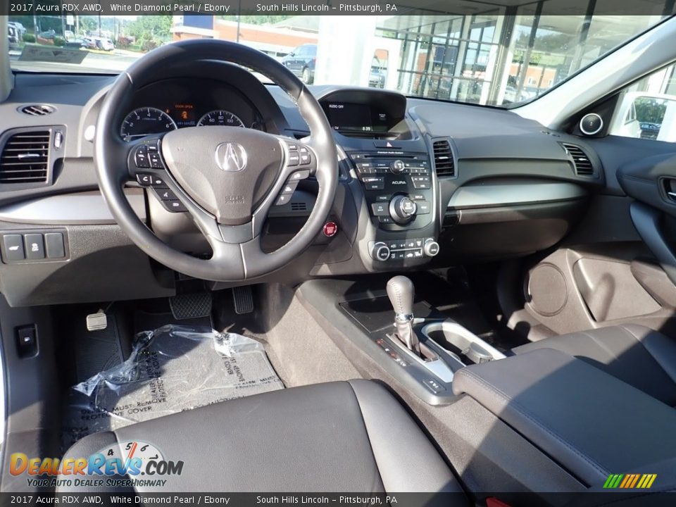 2017 Acura RDX AWD White Diamond Pearl / Ebony Photo #18
