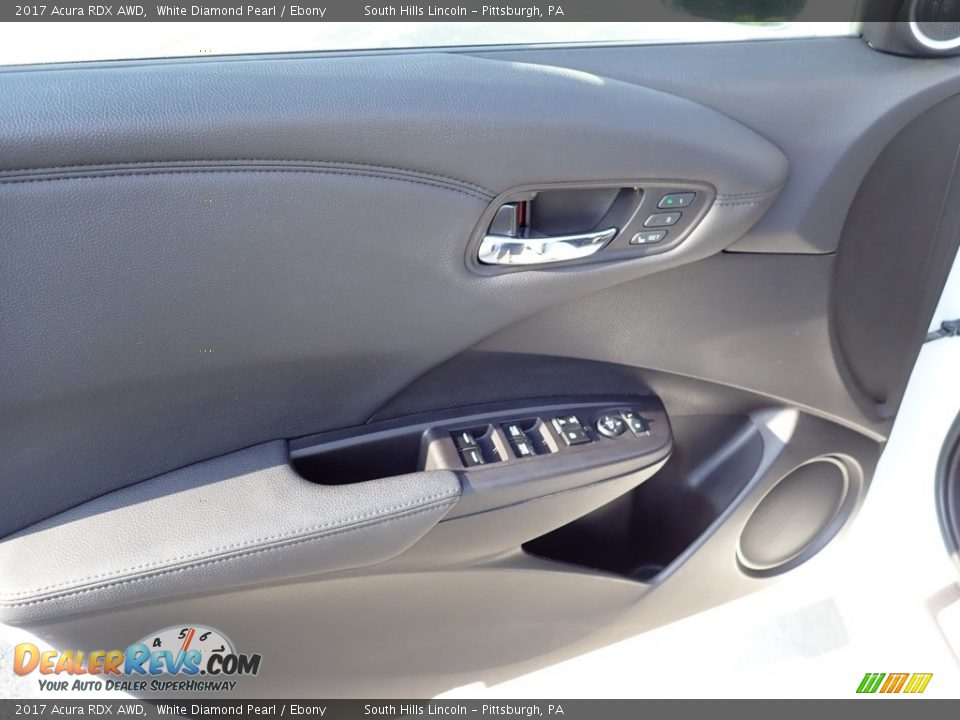 2017 Acura RDX AWD White Diamond Pearl / Ebony Photo #19