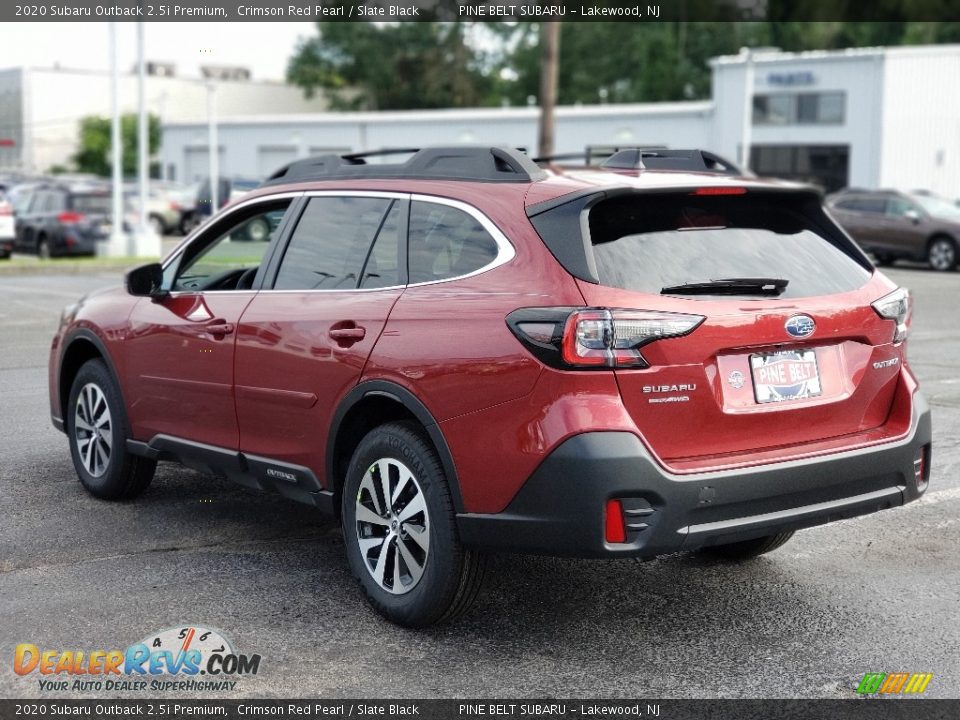 2020 Subaru Outback 2.5i Premium Crimson Red Pearl / Slate Black Photo #6