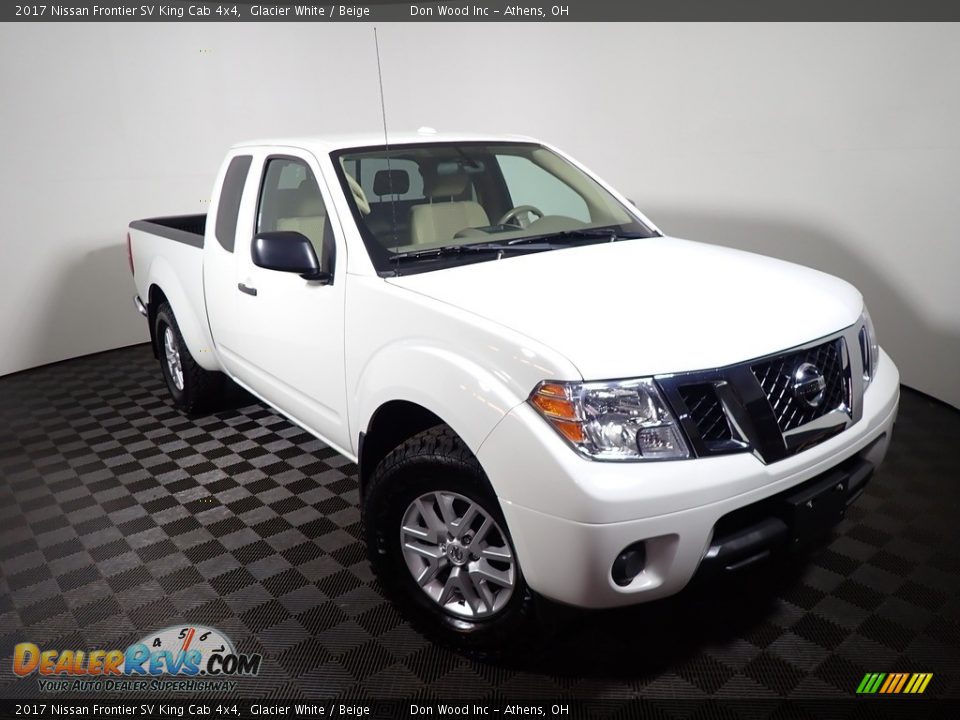 Glacier White 2017 Nissan Frontier SV King Cab 4x4 Photo #2