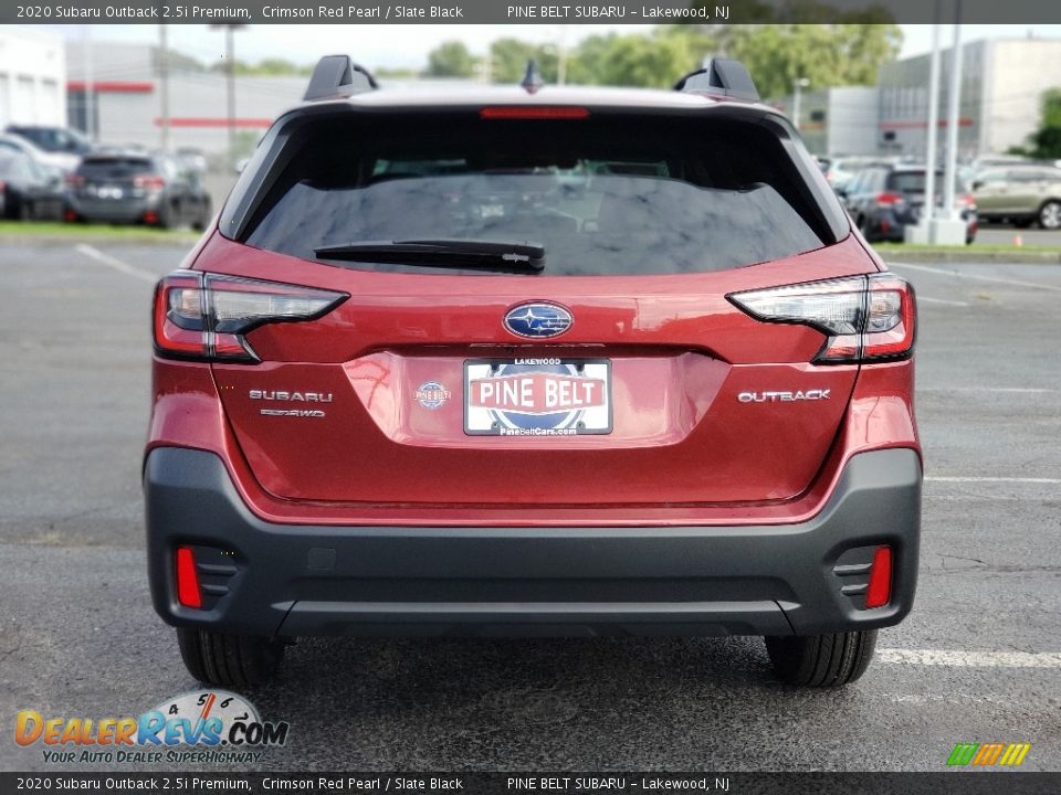 2020 Subaru Outback 2.5i Premium Crimson Red Pearl / Slate Black Photo #7