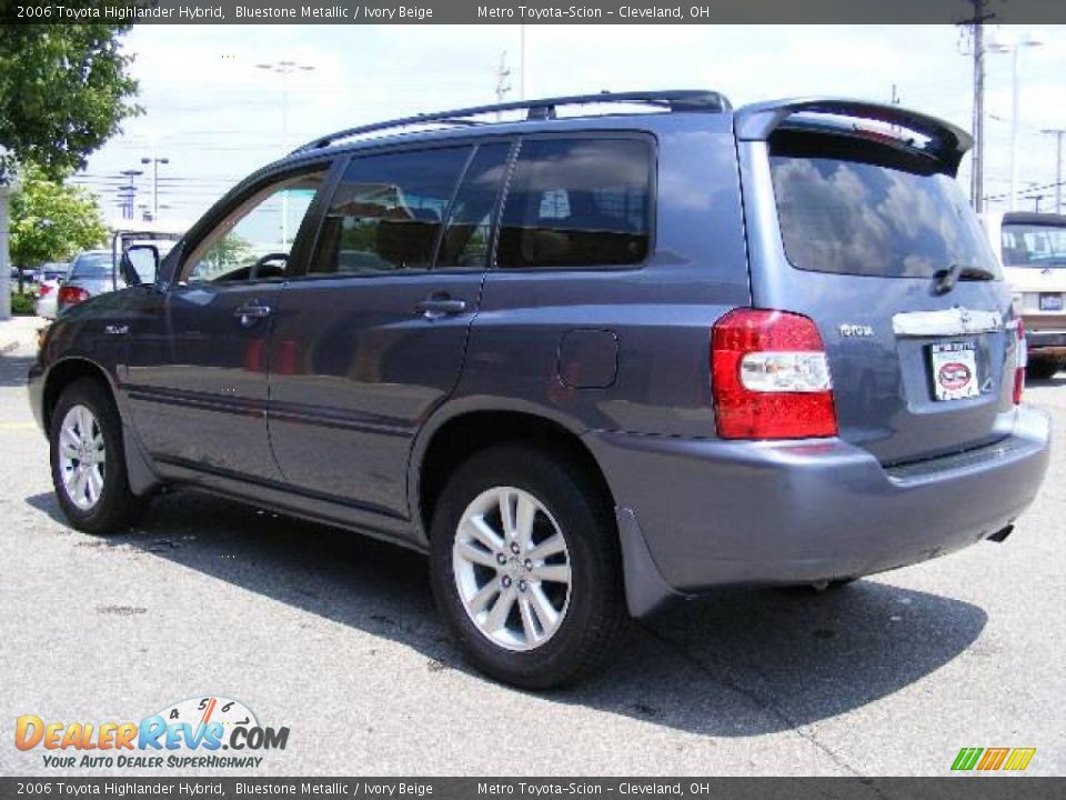 2006 Toyota Highlander Hybrid Bluestone Metallic / Ivory Beige Photo #5
