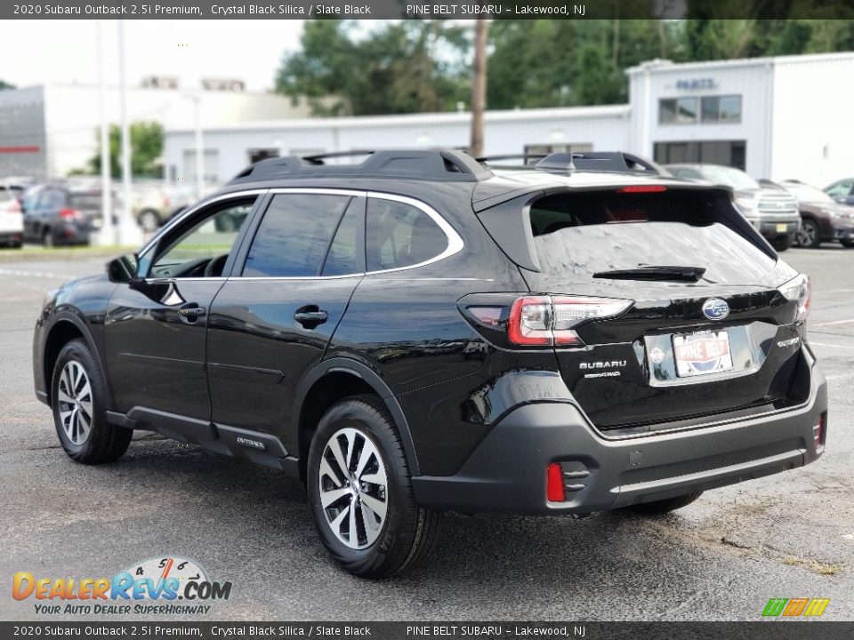 2020 Subaru Outback 2.5i Premium Crystal Black Silica / Slate Black Photo #6