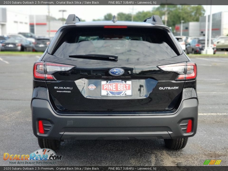 2020 Subaru Outback 2.5i Premium Crystal Black Silica / Slate Black Photo #7