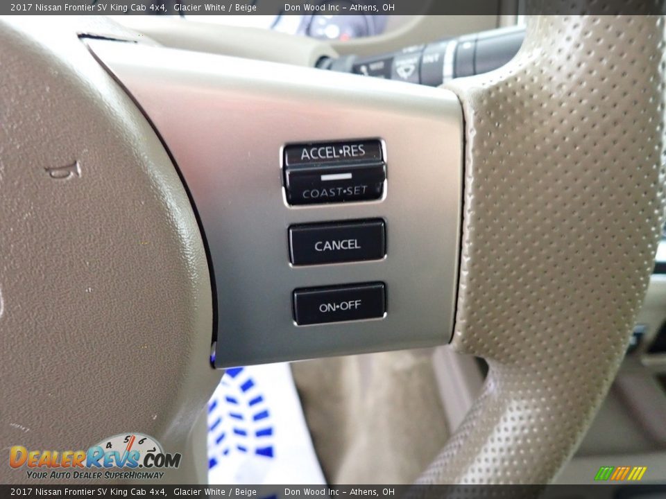 2017 Nissan Frontier SV King Cab 4x4 Steering Wheel Photo #22