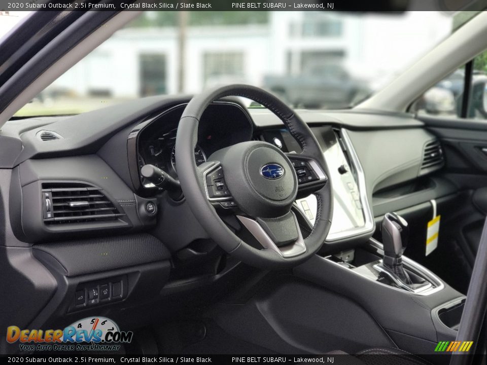 2020 Subaru Outback 2.5i Premium Crystal Black Silica / Slate Black Photo #13
