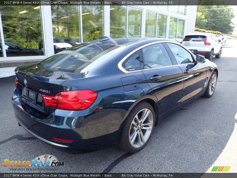 2017 BMW 4 Series 430i xDrive Gran Coupe Midnight Blue Metallic / Black Photo #3