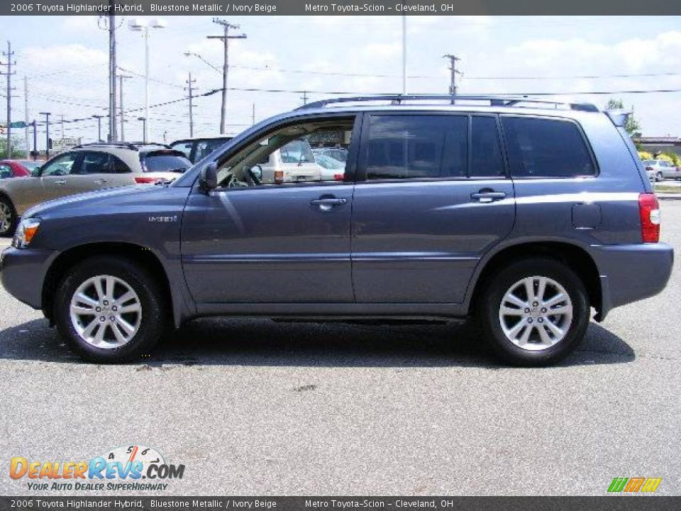 2006 Toyota Highlander Hybrid Bluestone Metallic / Ivory Beige Photo #6