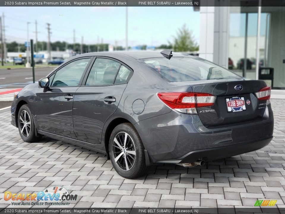 2020 Subaru Impreza Premium Sedan Magnetite Gray Metallic / Black Photo #6