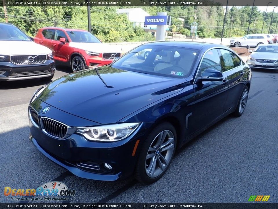 2017 BMW 4 Series 430i xDrive Gran Coupe Midnight Blue Metallic / Black Photo #8