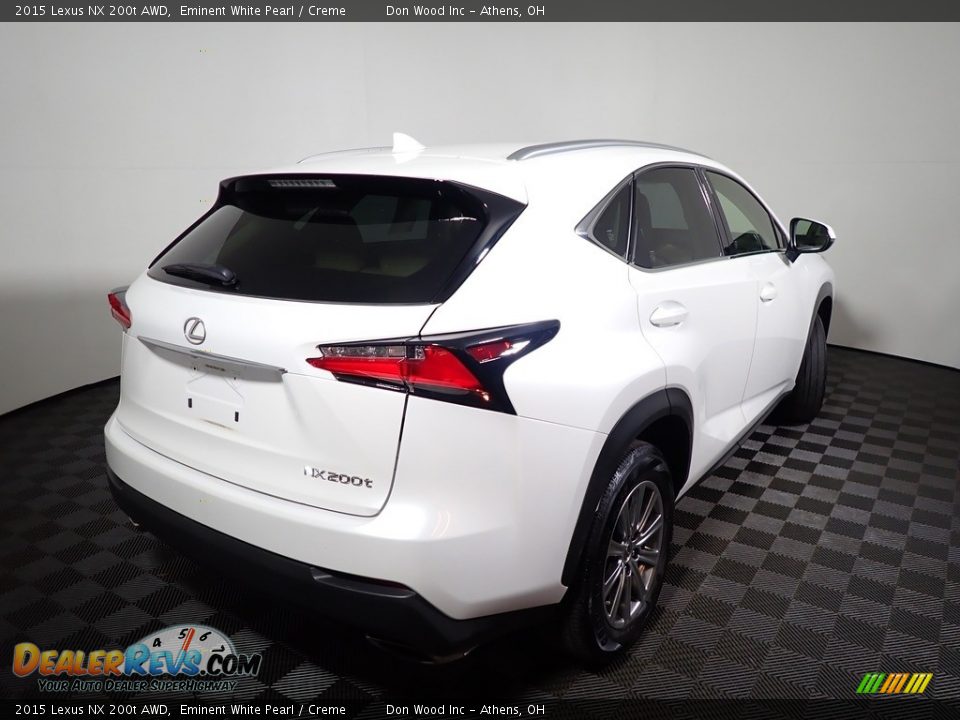 2015 Lexus NX 200t AWD Eminent White Pearl / Creme Photo #7