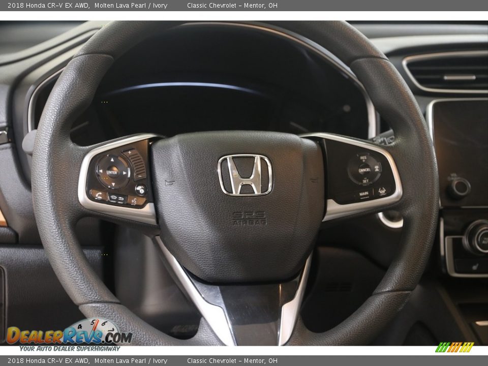 2018 Honda CR-V EX AWD Molten Lava Pearl / Ivory Photo #6