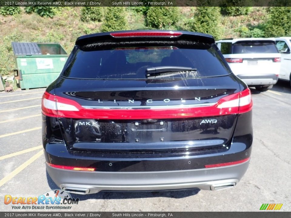 2017 Lincoln MKX Reserve AWD Black Velvet / Ebony Photo #3