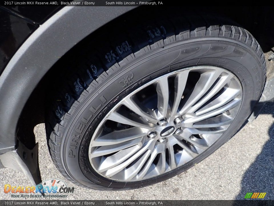 2017 Lincoln MKX Reserve AWD Black Velvet / Ebony Photo #5