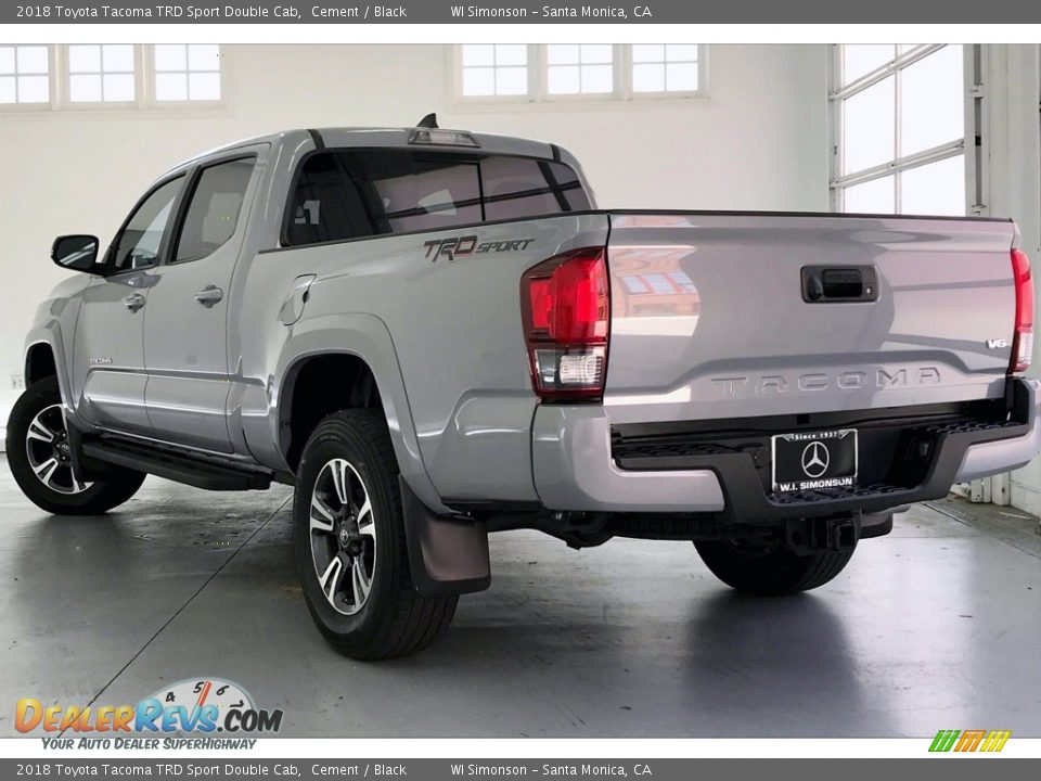 2018 Toyota Tacoma TRD Sport Double Cab Cement / Black Photo #10