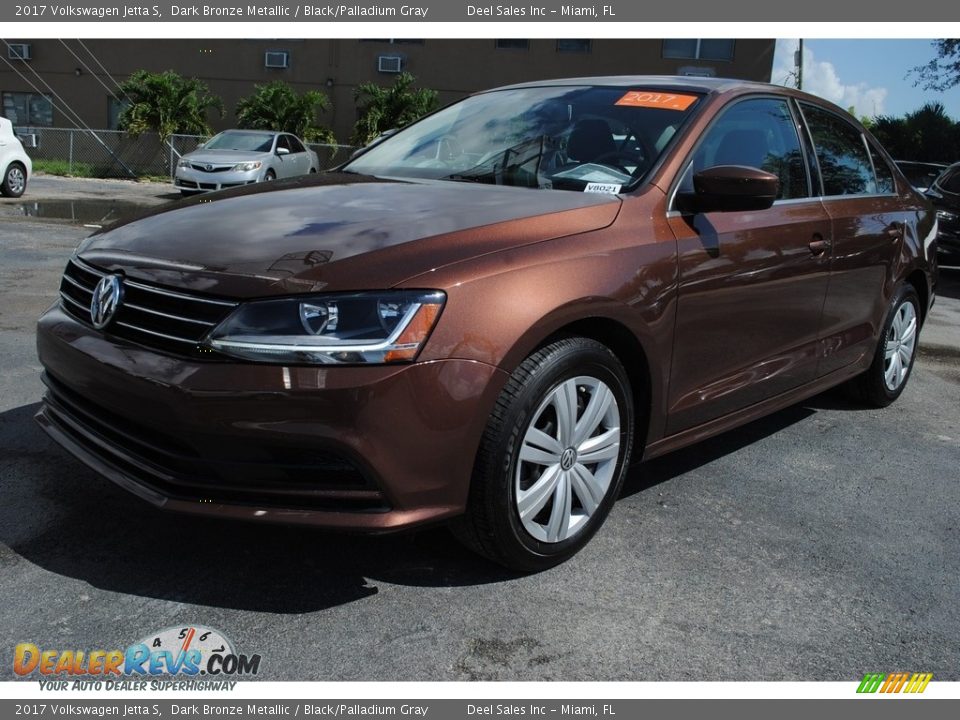 2017 Volkswagen Jetta S Dark Bronze Metallic / Black/Palladium Gray Photo #5