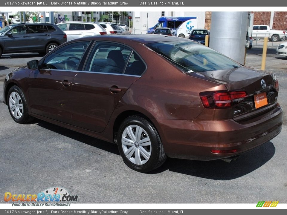 2017 Volkswagen Jetta S Dark Bronze Metallic / Black/Palladium Gray Photo #6