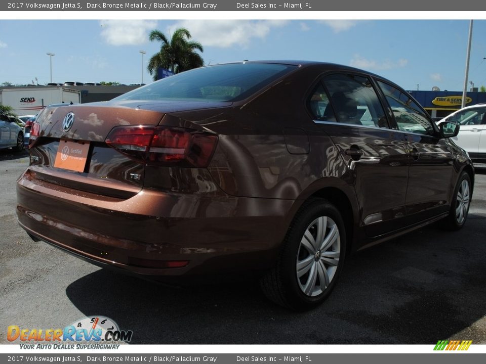 2017 Volkswagen Jetta S Dark Bronze Metallic / Black/Palladium Gray Photo #10