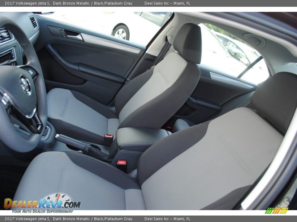 2017 Volkswagen Jetta S Dark Bronze Metallic / Black/Palladium Gray Photo #13