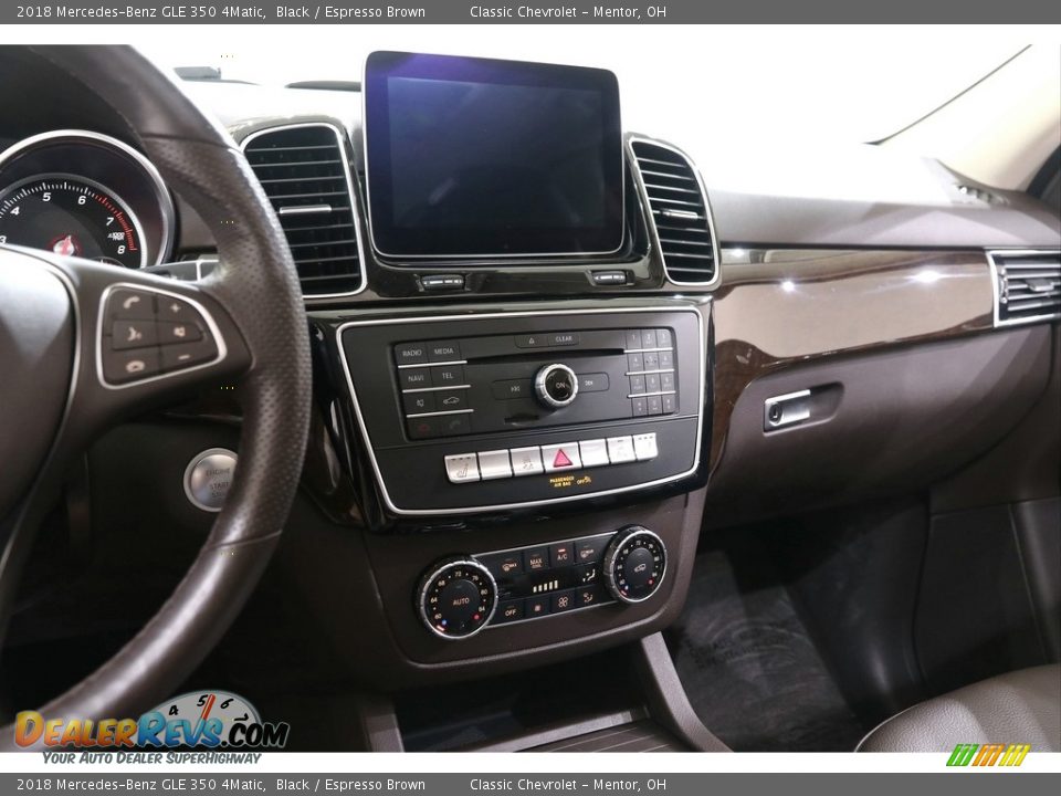 2018 Mercedes-Benz GLE 350 4Matic Black / Espresso Brown Photo #9