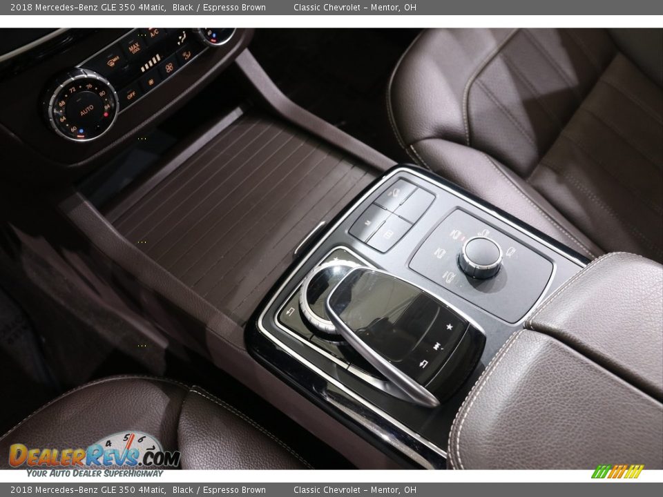 2018 Mercedes-Benz GLE 350 4Matic Black / Espresso Brown Photo #14