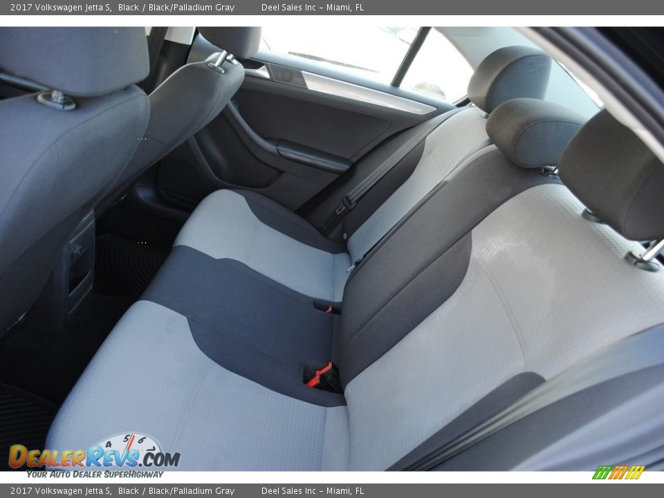 2017 Volkswagen Jetta S Black / Black/Palladium Gray Photo #11