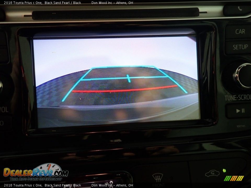 2018 Toyota Prius c One Black Sand Pearl / Black Photo #25
