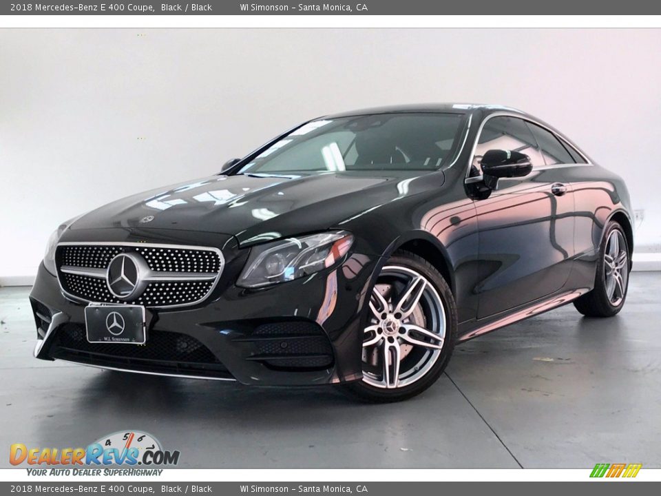 2018 Mercedes-Benz E 400 Coupe Black / Black Photo #12