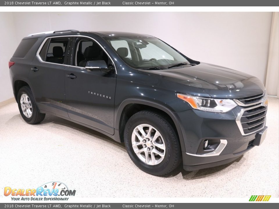 2018 Chevrolet Traverse LT AWD Graphite Metallic / Jet Black Photo #1