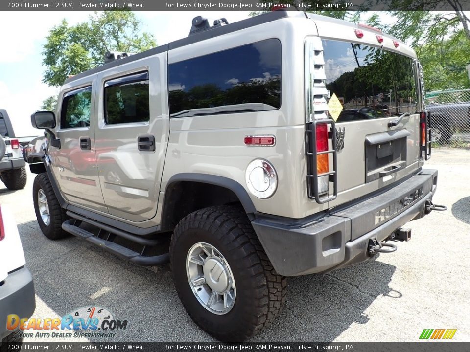 2003 Hummer H2 SUV Pewter Metallic / Wheat Photo #3