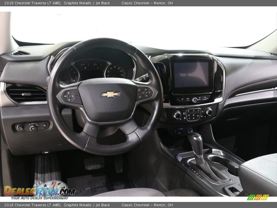 2018 Chevrolet Traverse LT AWD Graphite Metallic / Jet Black Photo #6