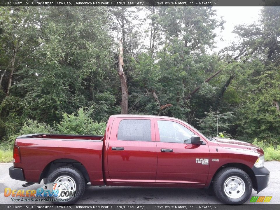 2020 Ram 1500 Tradesman Crew Cab Delmonico Red Pearl / Black/Diesel Gray Photo #5