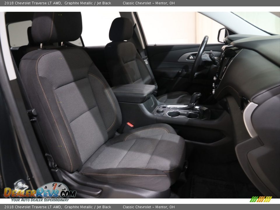 2018 Chevrolet Traverse LT AWD Graphite Metallic / Jet Black Photo #14