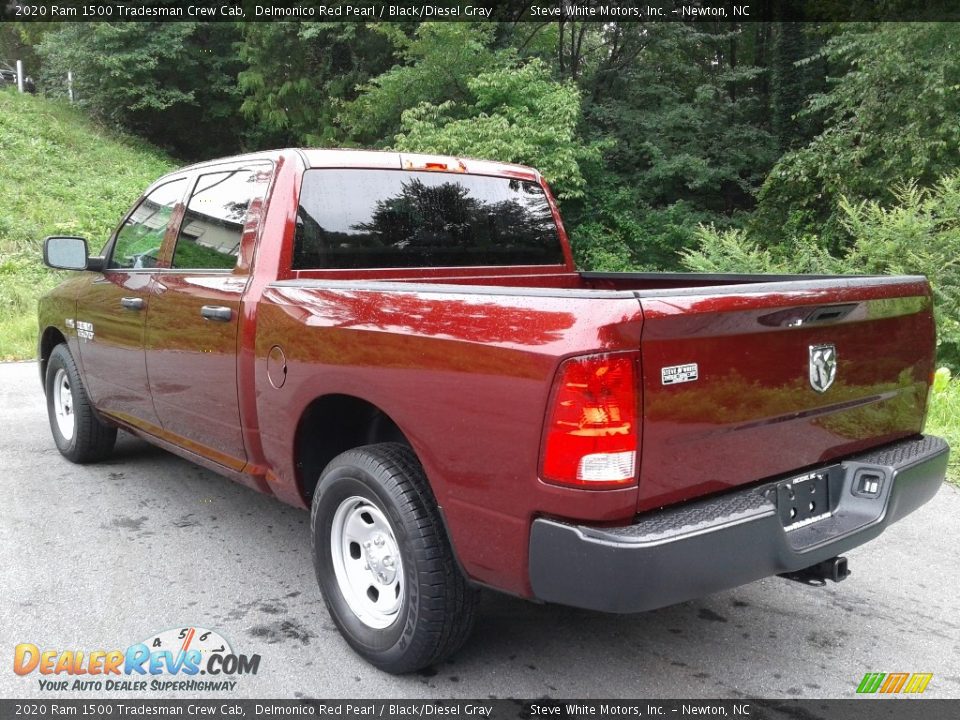 2020 Ram 1500 Tradesman Crew Cab Delmonico Red Pearl / Black/Diesel Gray Photo #9
