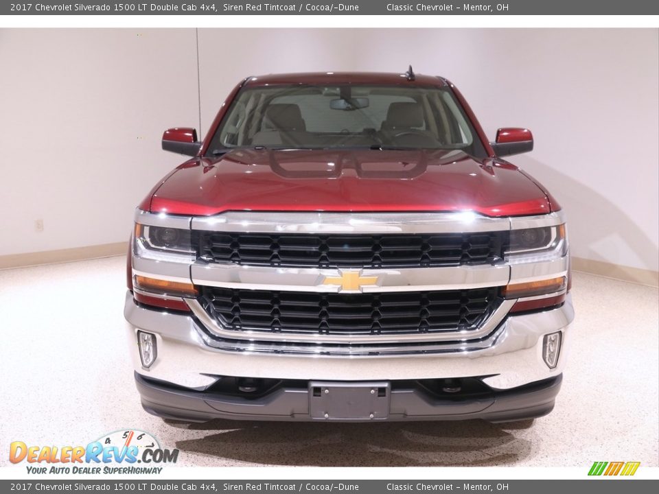 2017 Chevrolet Silverado 1500 LT Double Cab 4x4 Siren Red Tintcoat / Cocoa/­Dune Photo #2