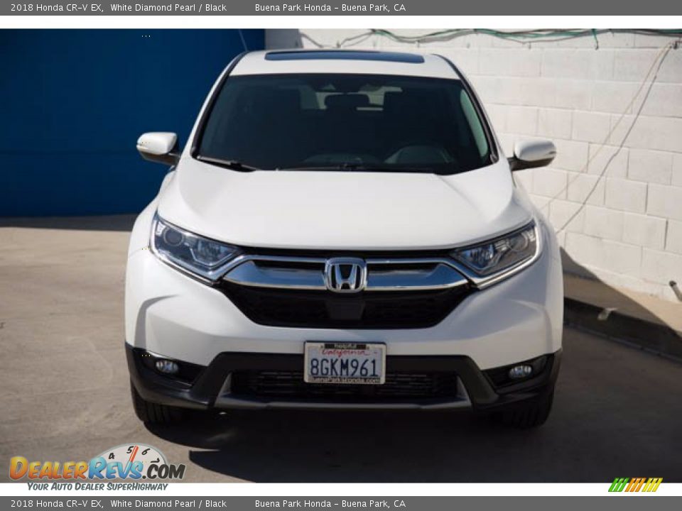 2018 Honda CR-V EX White Diamond Pearl / Black Photo #7